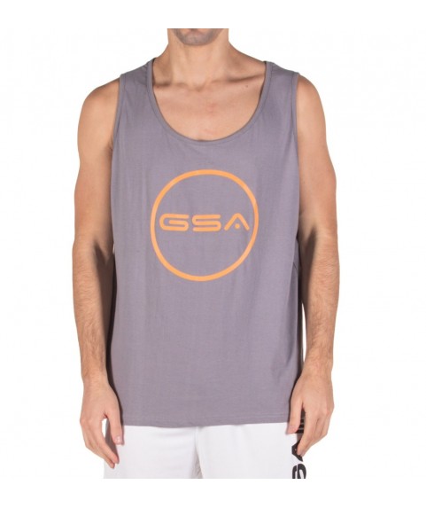 TANK TOP MAN SUPERLOGO COLOR EDITION CIRCLE  GREY GSA 17-19043-02