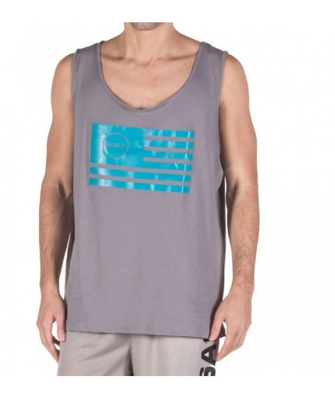 TANK TOP MAN SUPERLOGO COLOR EDITION FLAG GREY GSA 17-19043-06
