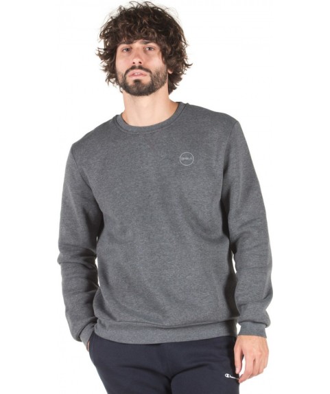 ΑΝΔΡΙΚΗ ΜΠΛΟΥΖΑ GSA SUPERCOTTON LONG SLEEVE CREW NECK CHARCOAL 1717025-06