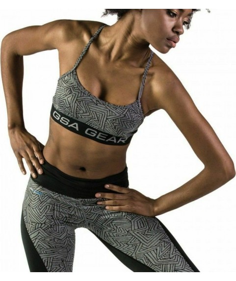Γυναικείο Μπουστακι Ανθρακί GSA HYDRO Sublimation Performance Bra Charcoal 1727027