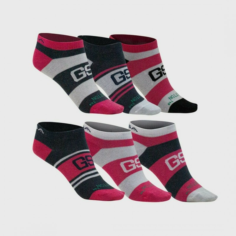 GSA SUPERCOTTON KIDS Low Cut Κάλτσες / 6 ζευγάρια /Multicolor 831905-50