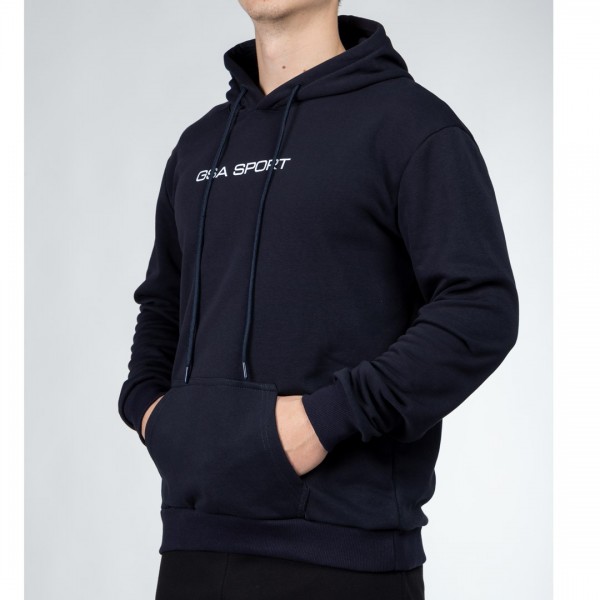 GSA Sport Supercotton Ανδρικό Αθλητικό Hoodie/ Φούτερ 281404 Blue Marine 