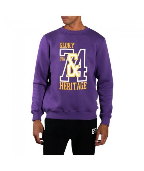 ΑΝΔΡΙΚΗ ΜΠΛΟΥΖΑ GSA GLORY CREW NECK PURPLE  3719107