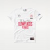 GSA Olympiacos BC Legacy Style White– Classic Fit T-Shirt