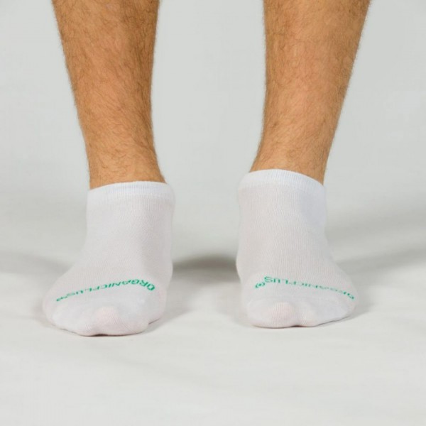 GSA ORGANICPLUS[+] 365 Αθλητικές Κάλτσες Ultralight Low Cut 3Pack Ασπρες 81-16143-White 