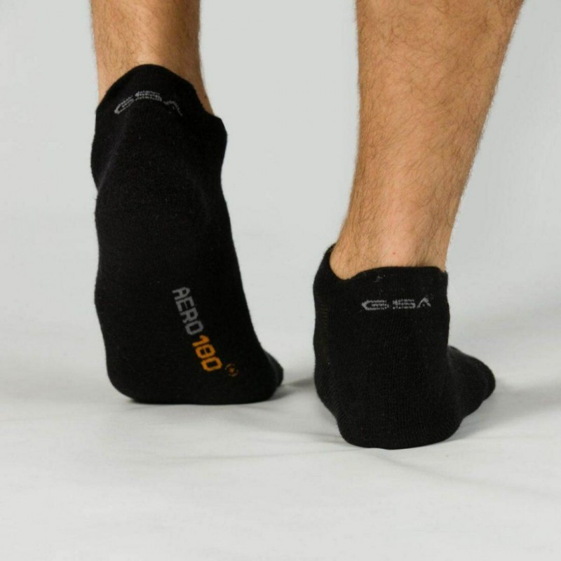GSA ORGANICPLUS[+] 180 Αθλητικές Κάλτσες Extra Cushioned Low Cut / 3Pack 81-16343-Black
