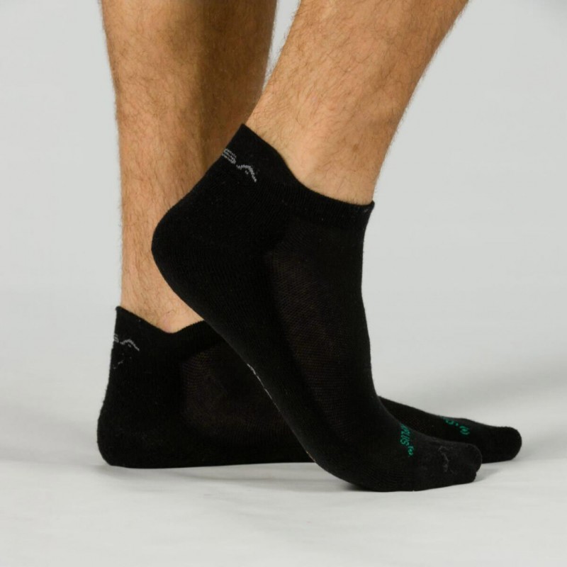 GSA ORGANICPLUS[+] 180 Αθλητικές Κάλτσες Extra Cushioned Low Cut / 3Pack 81-16343-Black