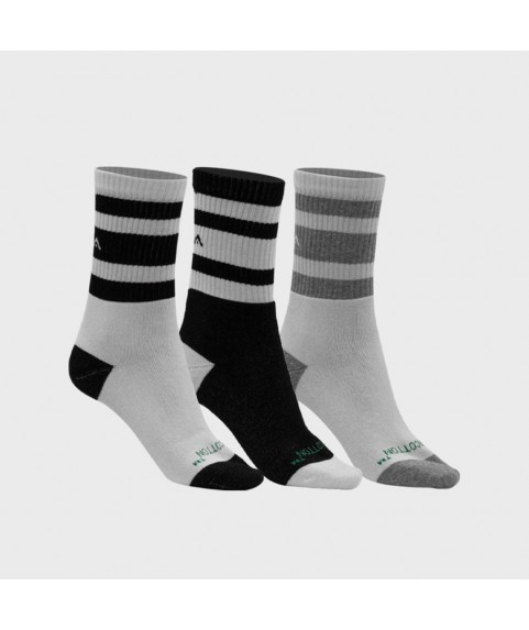 Ανδρικές αθλητικές κάλτσες GSA Superlogo πολύχρωμες 3 ζεύγη Νο 41-45 811902-51