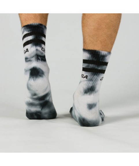 Αθλητικές Κάλτσες Πολύχρωμες GSA Tie Dye UNISEX 1 Ζεύγος Νο 39-45 811904-02