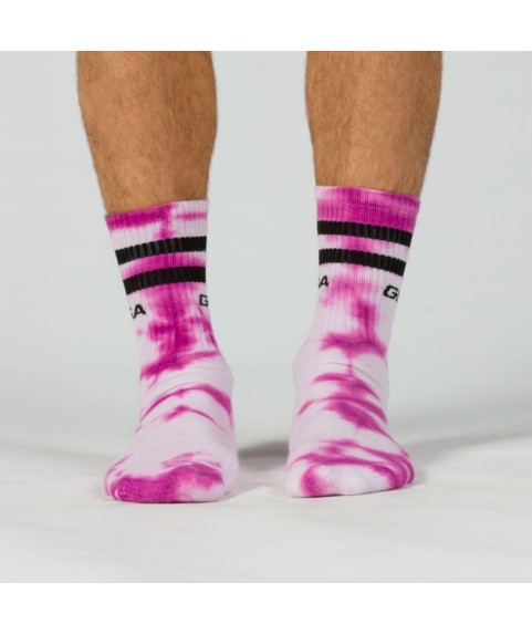 Αθλητικές Κάλτσες Πολύχρωμες GSA Tie Dye UNISEX 1 Ζεύγος Νο 39-45 811904-06