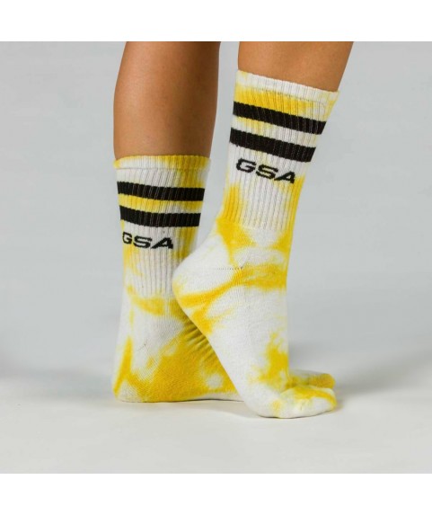 Αθλητικές Κάλτσες Πολύχρωμες GSA Tie Dye UNISEX 1 Ζεύγος Νο 39-45 811904-05