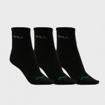 GSA ORGANICPLUS[+] 360 Αθλητικές Κάλτσες Extra Cushioned Quarter / 3Pack 81-8303-Black