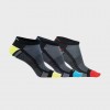 GSA HYDRO[+] 620 Αθλητικές Κάλτσες Ultralight Performance Low Cut /3Pack Γκρι/Μαύρο/Πολύχρωμες 911448-57