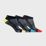 GSA HYDRO[+] 620 Αθλητικές Κάλτσες Ultralight Performance Low Cut /3Pack Γκρι/Μαύρο/Πολύχρωμες 911448-57