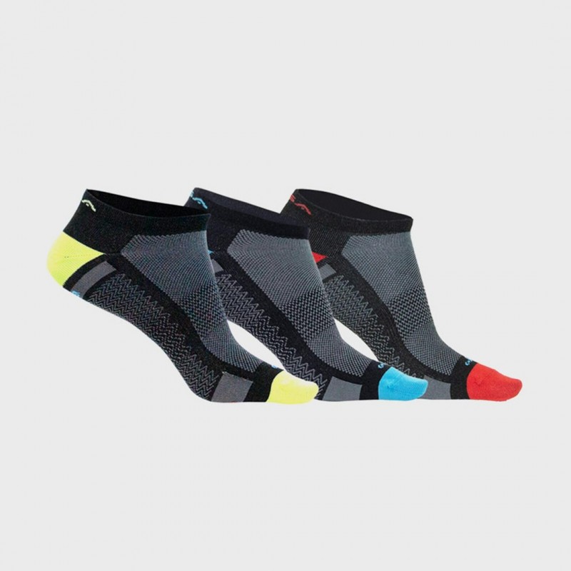 GSA HYDRO[+] 620 Αθλητικές Κάλτσες Ultralight Performance Low Cut /3Pack Γκρι/Μαύρο/Πολύχρωμες 911448-57