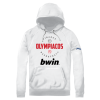 Φούτερ με Κουκούλα Olympiacos B.C. – Λευκό