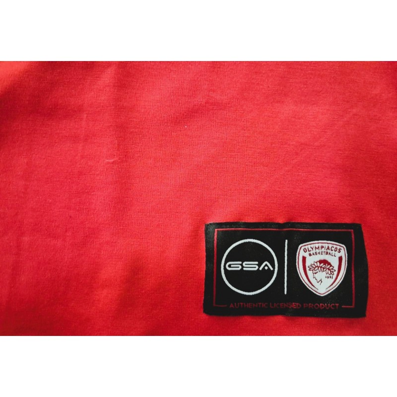 GSA Olympiacos BC Legacy Style Red – Classic Fit T-Shirt