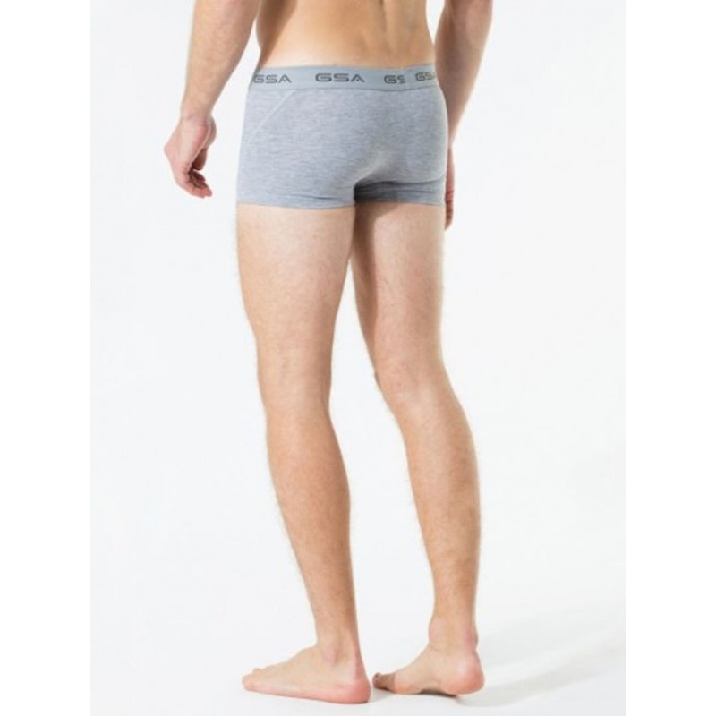 GSA Ανδρικά Boxer Μαύρο Γραφίτης Γκρι Μελανζέ 3Pack 17-1204-Black Gray Melange Grafit