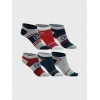 GSA SUPERCOTTON KIDS Ultralight Low Cut Socks / 6Pack Λευκό/Κόκκινο-Μπλε 831904-50