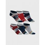 GSA SUPERCOTTON KIDS Ultralight Low Cut Socks / 6Pack Λευκό/Κόκκινο-Μπλε 831904-50