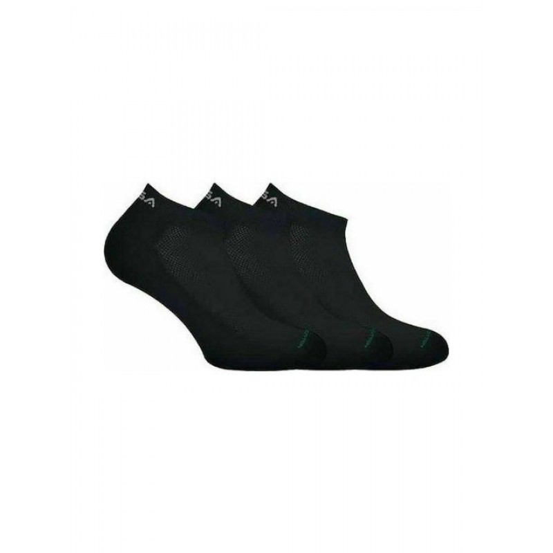 GSA ORGANICPLUS[+] 180 Αθλητικές Κάλτσες Extra Cushioned Low Cut / 3Pack 81-16343-Black