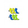 GSA Bamboo Extra Cushioned Quarter 6-Pack Ανδρικές Κάλτσες Yellow-Blue-Green 8119114-51