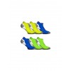GSA BAMBOO MENS EXTRA CUSHIONED PERFORMANCE LOW CUT  SOCKS 6PACK 8119113-YELLOW-BLUE-GREEN ΠΟΛΥΧΡΩΜΟ 8119113-51