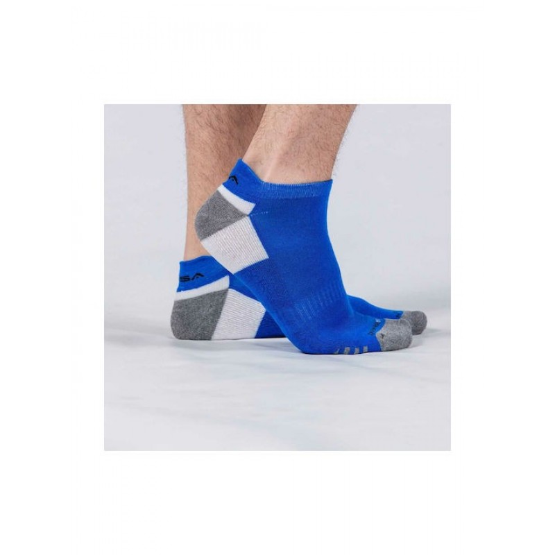 GSA BAMBOO MENS EXTRA CUSHIONED PERFORMANCE LOW CUT  SOCKS 6PACK 8119113-YELLOW-BLUE-GREEN ΠΟΛΥΧΡΩΜΟ 8119113-51