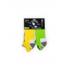 GSA BAMBOO MENS EXTRA CUSHIONED PERFORMANCE LOW CUT  SOCKS 6PACK 8119113-YELLOW-BLUE-GREEN ΠΟΛΥΧΡΩΜΟ 8119113-51