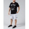 GSA Glory and Heritage Βαμβακερό T-shirt Μαύρο Regural Fit 371401-Black