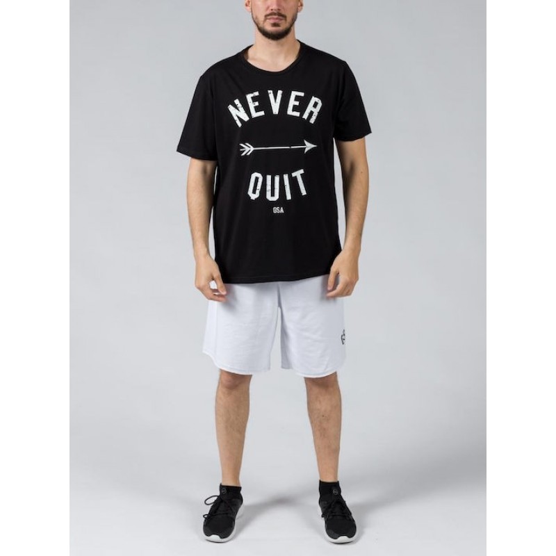 GSA Glory and Heritage Βαμβακερό T-shirt Μαύρο Regural Fit 371401-Black