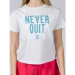 GSA Glory And Heritage Γυναικείο Crop T-shirt Λευκό Βαμβακερό Regural Fit 372401-White