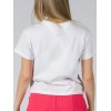 GSA Glory And Heritage Γυναικείο Crop T-shirt Λευκό Βαμβακερό Regural Fit 372401-White