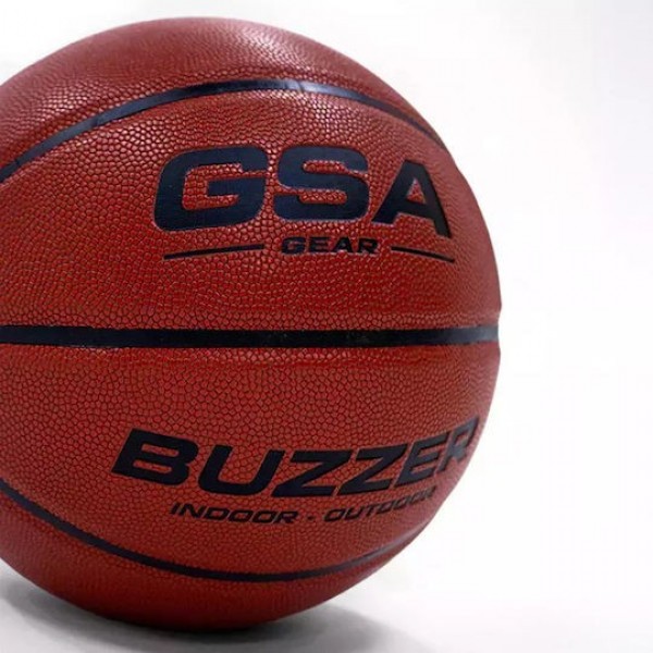 GSA BUZZER Μπάλα Μπάσκετ Πορτοκαλί/Μαύρο (SIZE 7) 7-9 LBS 951403