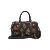 Henney Bear London Γυναικεία Τσάντα Χειρός/Ωμου/Χιαστί Μαύρη 24/25 H-125CRB