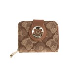 Henney Bear London Γυναικείο Πορτοφόλι Μικρό Καφέ 24/25 HW-027SBB