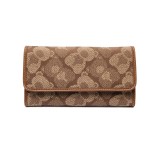 Henney Bear London Γυναικείο Πορτοφόλι Μεγάλο Καφέ 24/25 HW-062SBB