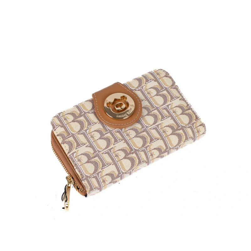 Γυναικείο πορτοφόλι Μεσαίο  HB Milk Tea HW-111