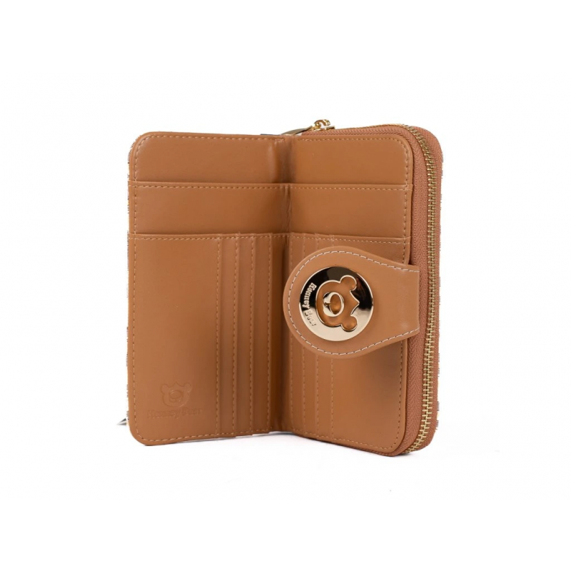 Γυναικείο πορτοφόλι Μεσαίο  HB Milk Tea HW-111