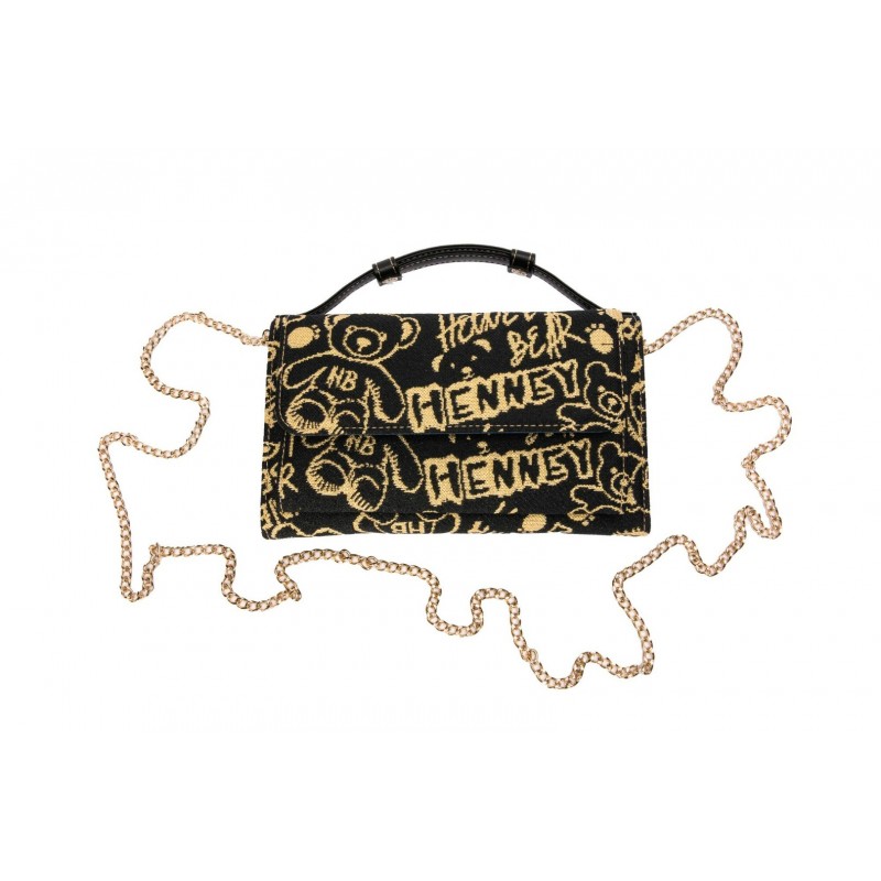 Henney Bear Gold Time Πορτοφόλι - Τσαντάκι HW-069 