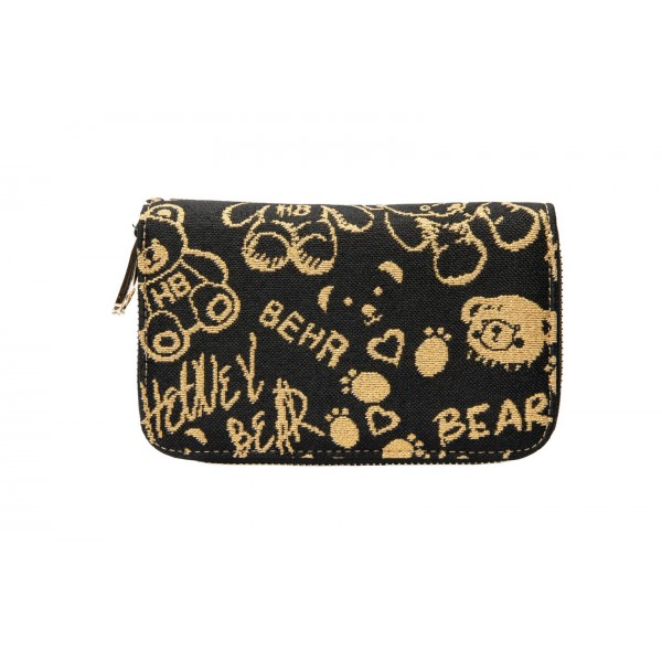 Henney Bear Μεσαίο Γυναικείο Πορτοφόλι Gold Time/HW-111