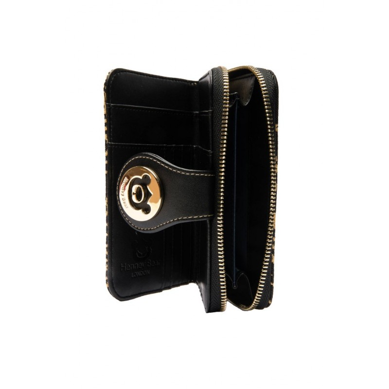 Henney Bear Μεσαίο Γυναικείο Πορτοφόλι Gold Time/HW-111