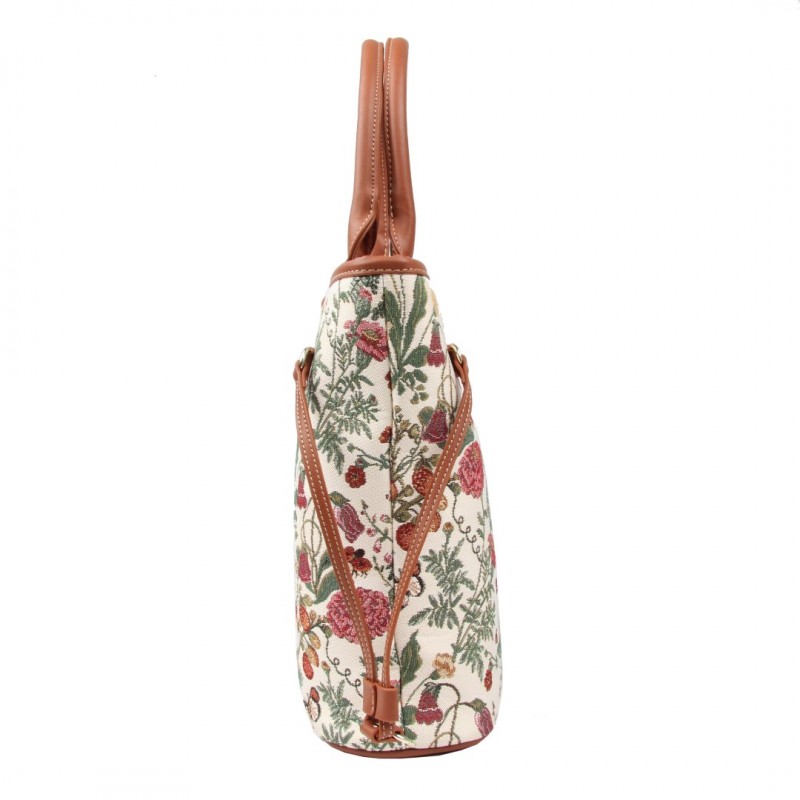 Henney Bear Γυναικεία τσάντα ώμου Floral Summer