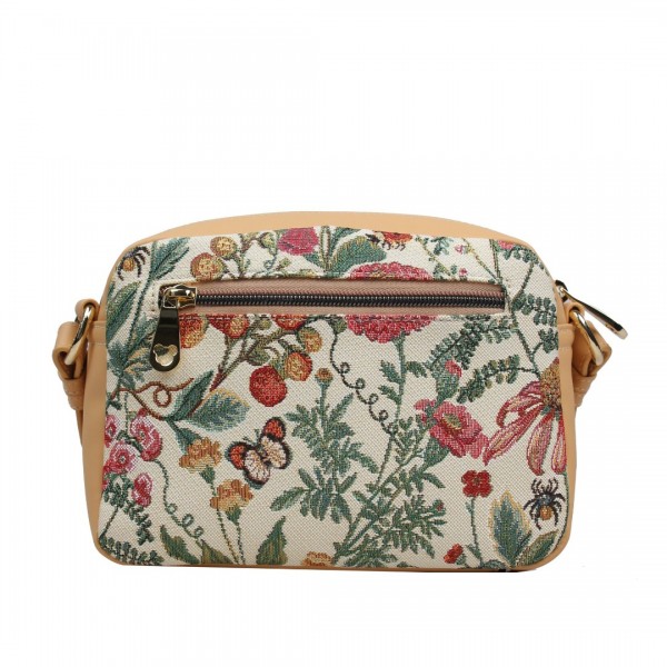 Γυναικεία Τσάντα Χιαστί Henney Bear Floral με  Λεπτομέρειες 