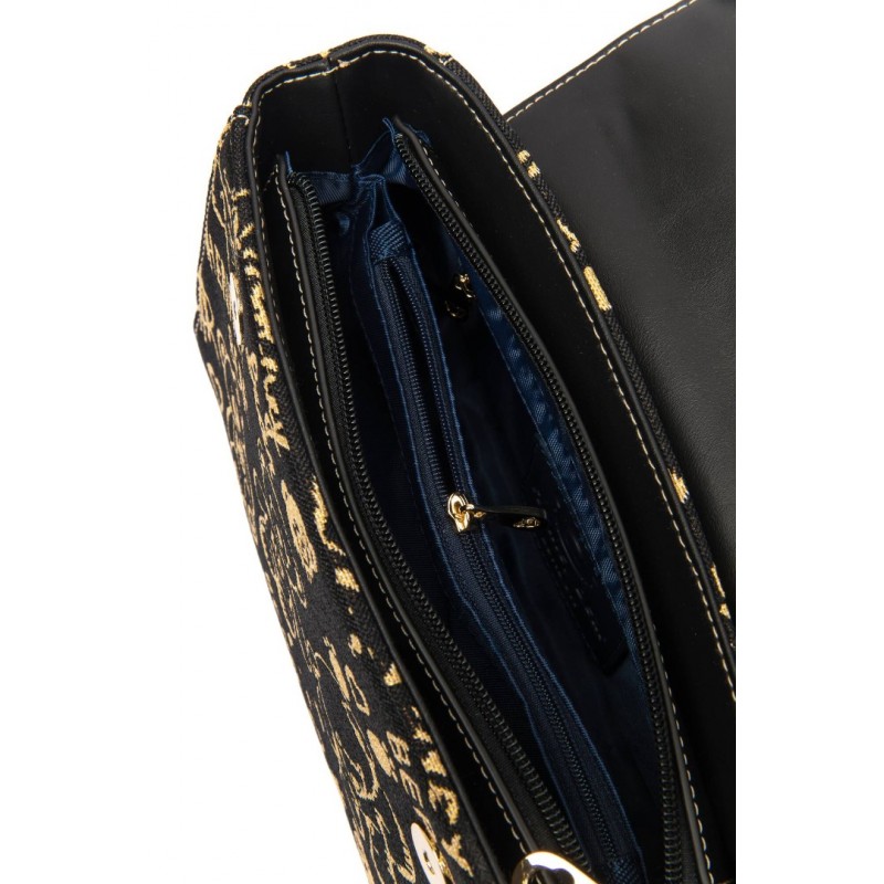 Henney Bear London Γυναικεία Τσάντα Χειρός/Ωμου Gold Time