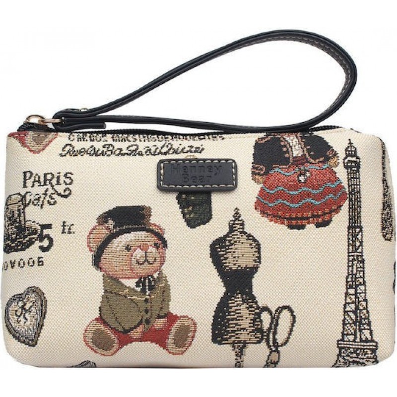 Henney Bear Τσαντάκι Χειρός Paris Bear / HW-074