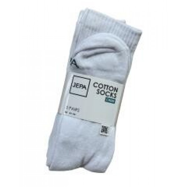 ΚΑΛΤΣΕΣ ΑΝΔΡΙΚΕΣ 3PACK JEPA ΛΕΥΚΕΣ ΒΑΜΒΑΚΕΡΕΣ 262060