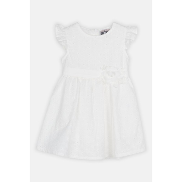 Joyce Παιδικό Φόρεμα Κοντομάνικο Λευκό 2543608-white 