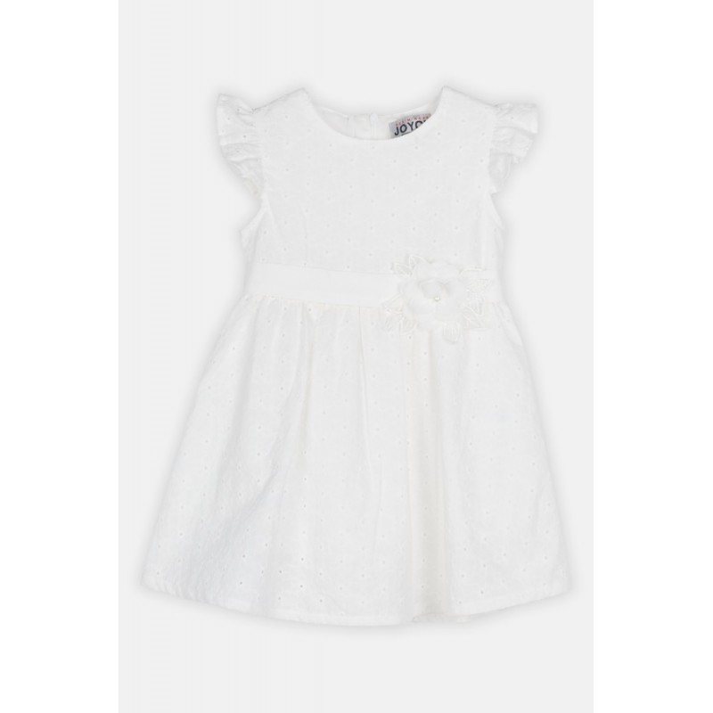 Joyce Παιδικό Φόρεμα Κοντομάνικο Λευκό 2543608-white