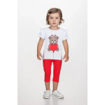 Joyce παιδικό σετ για κορίτσι  με κολάν SET BEAR BOW 2611117